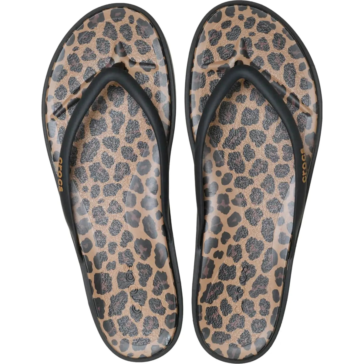 Crocs Women'S Miami round Toe Flip Flops, Summer Sandals - Floral and Animal Prints