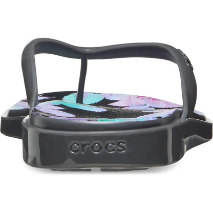 Crocs Women'S Miami round Toe Flip Flops, Summer Sandals - Floral and Animal Prints