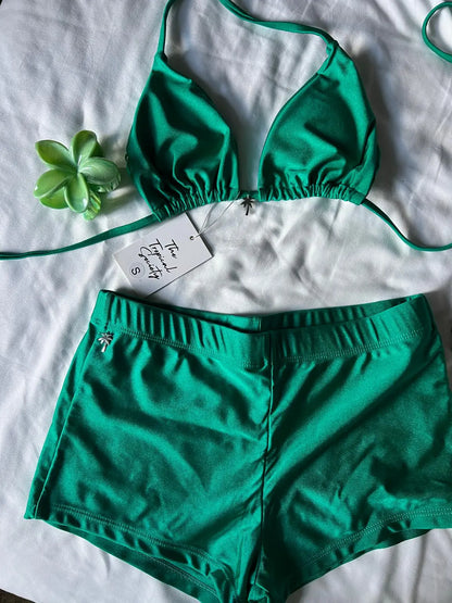 Miami Sunshine Swim Shorts - Chic Green
