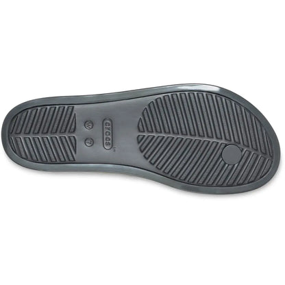 Crocs Women'S Miami round Toe Flip Flops, Summer Sandals - Floral and Animal Prints