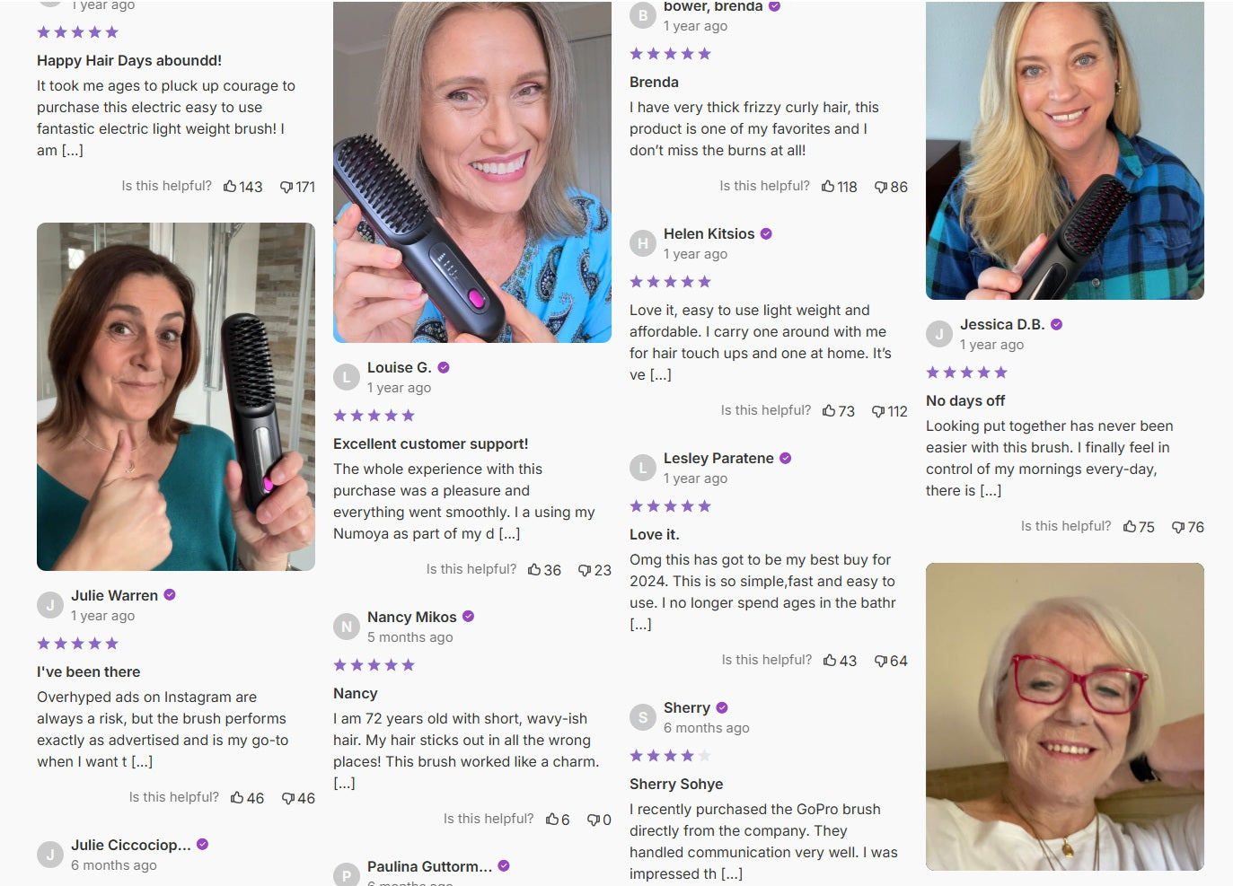 [NEW] Numoya Portable Straightener Brush - Gobrush PRO